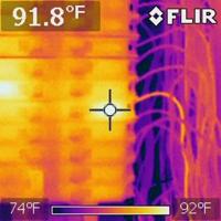 Overheated wiring for home inspection in Willis, TX 