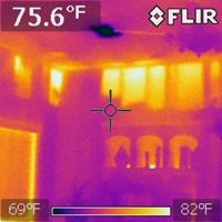 Several thermal anomalies found during home inspection in Spring, TX 