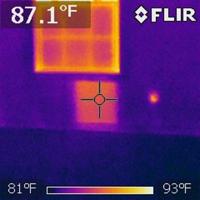 Missing insulation found during home inspection Sugarland, TX 