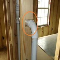 False stud found during home inspection in Katy, TXc 