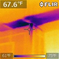 Water found in ceiling during home inspection in Spring, TX 